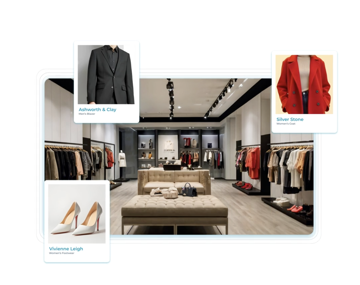 Retailer storefront with brand product tiles on JOOR